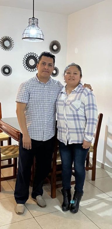 René Bazaldúa e hijo